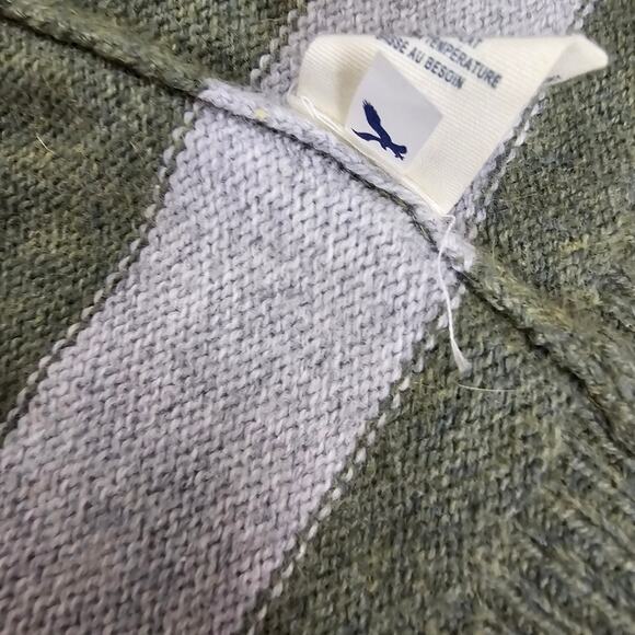 American  Eagle Women's M Cardigan Sweater Angora Rabbit Hair Blend Open Relaxed - Picture 4 of 14